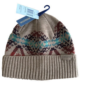 Pendleton Knit Cap, Sawtooth Mountain, One Size 100% Merino Wool RT129 NWT